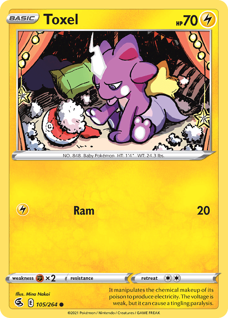 Toxel — Fusion Strike Pokemon card