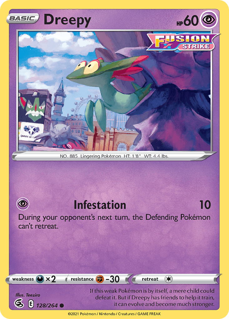 Dreepy — Fusion Strike Pokemon card