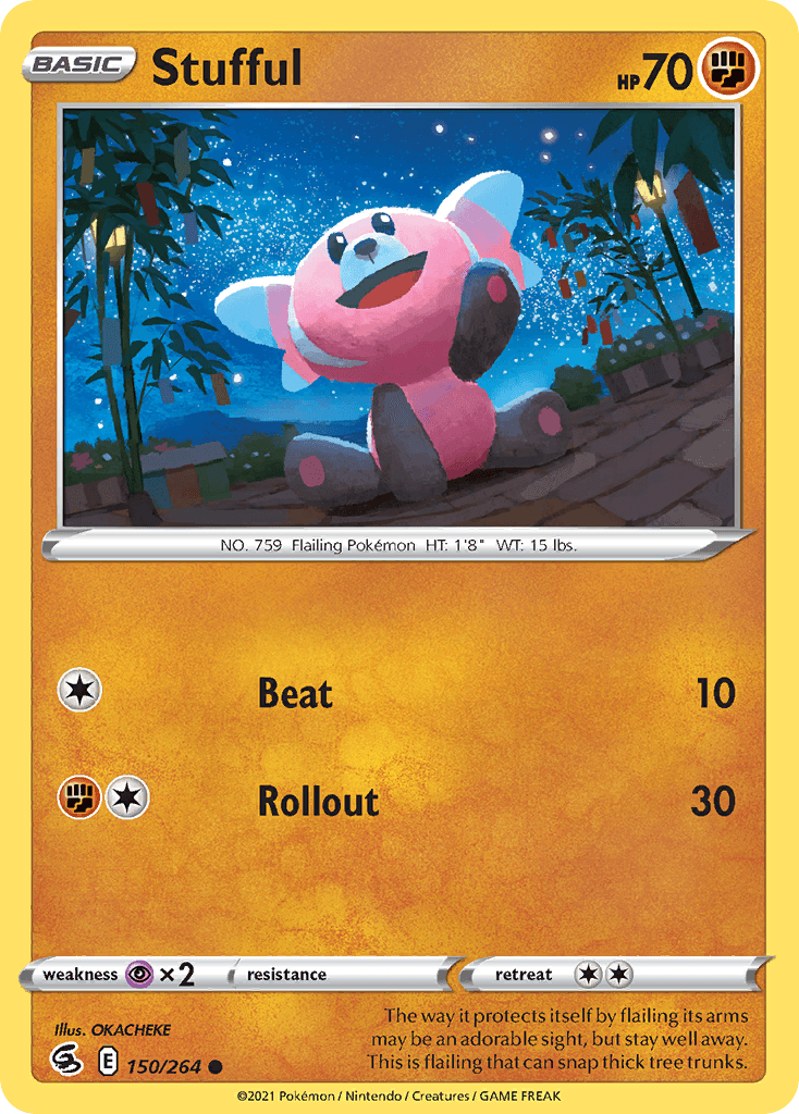Stufful — Fusion Strike Pokemon card