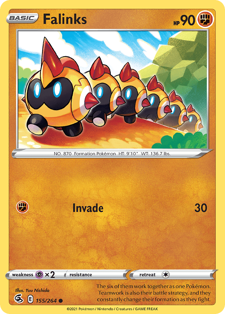 Falinks — Fusion Strike Pokemon card