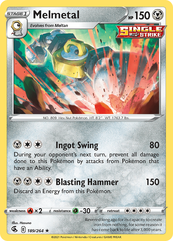 Melmetal — Fusion Strike Pokemon card