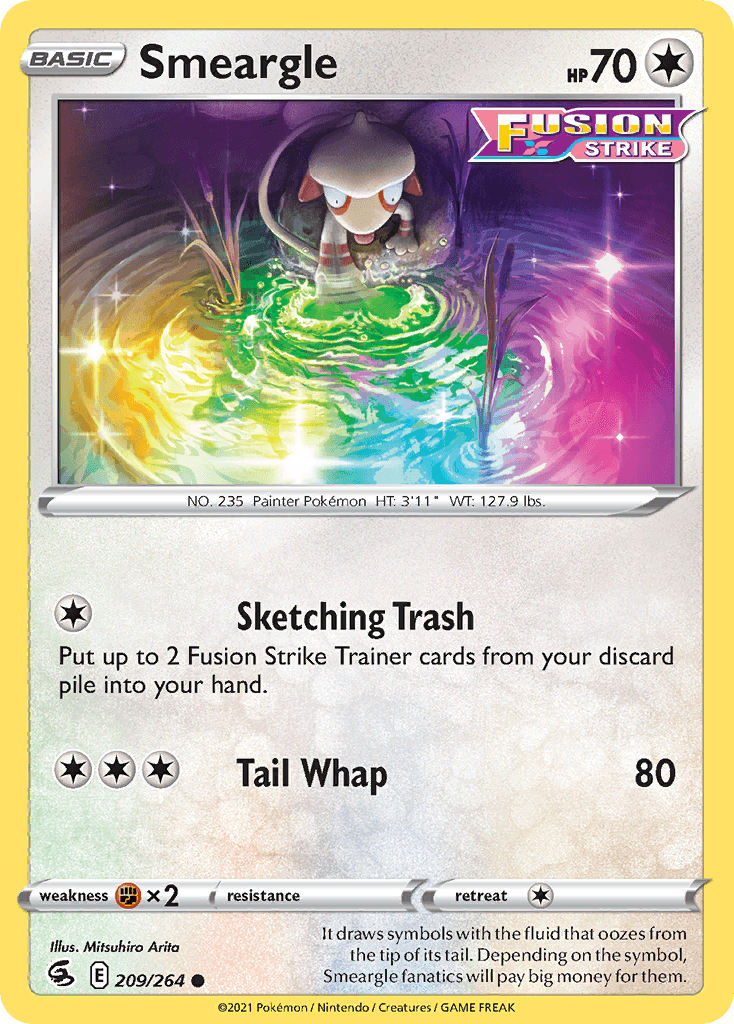 Smeargle — Fusion Strike Pokemon card