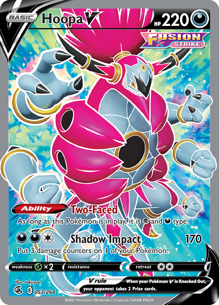 Hoopa V — Fusion Strike Pokemon card