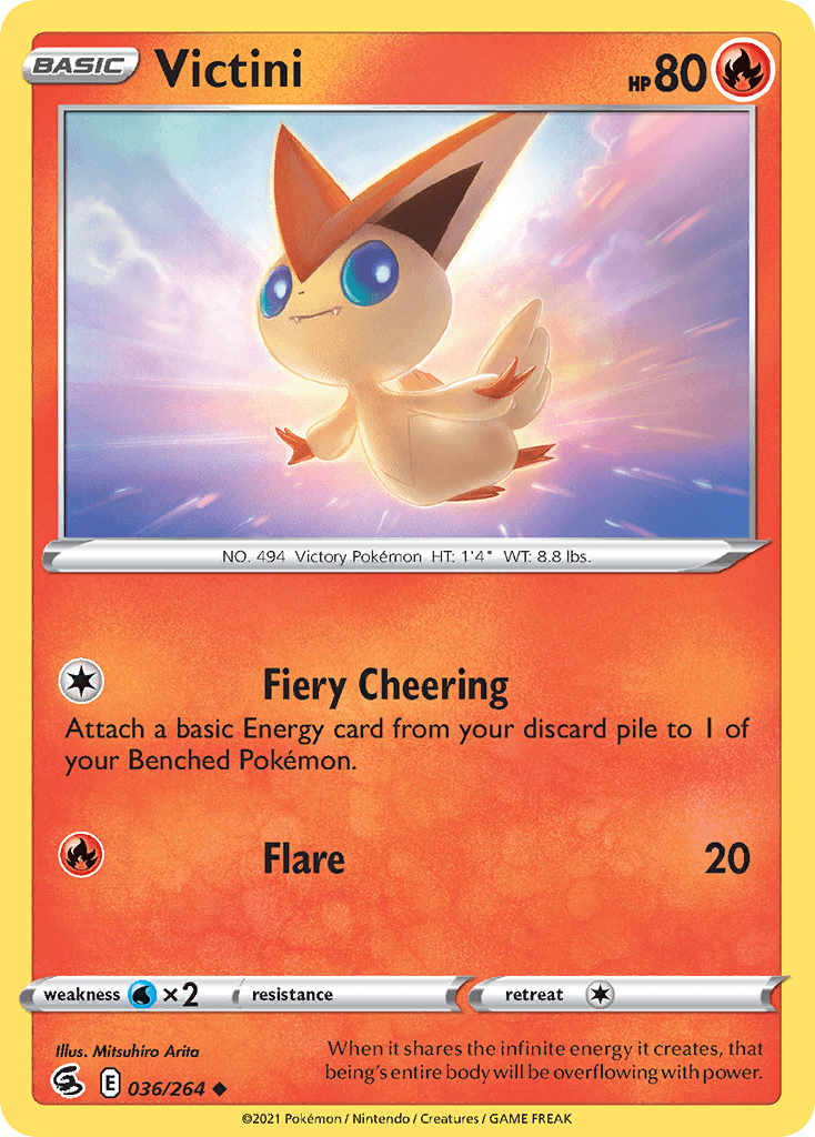 Victini — Fusion Strike Pokemon card