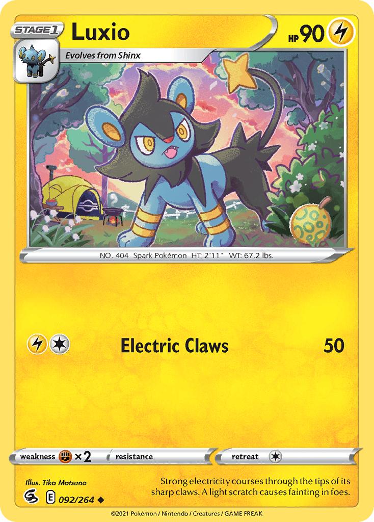 Luxio — Fusion Strike Pokemon card