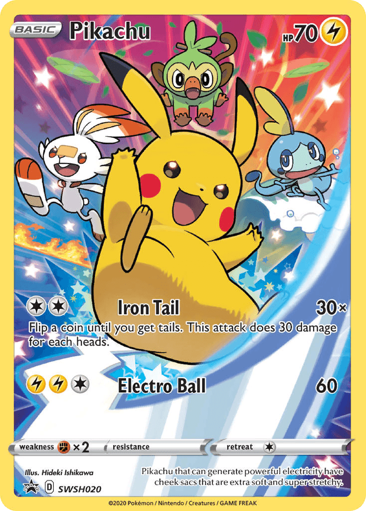 Pikachu — SWSH Black Star Promos Pokemon card