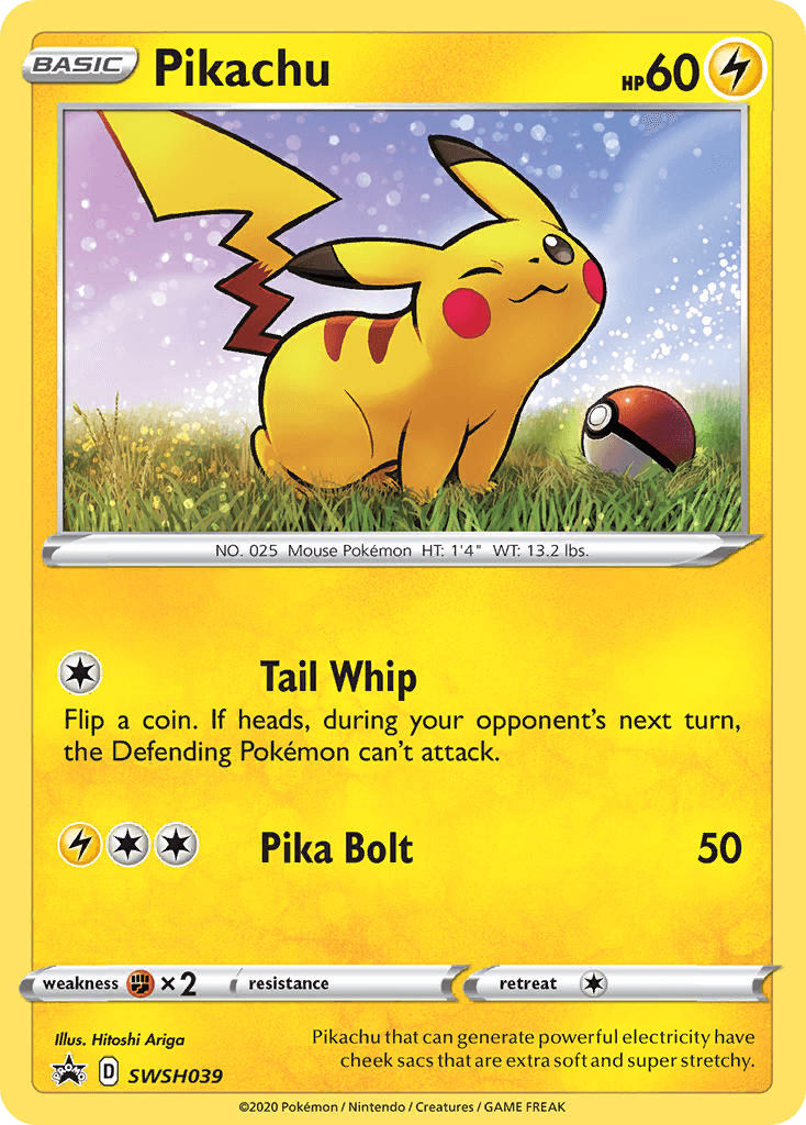 Pikachu — SWSH Black Star Promos Pokemon card