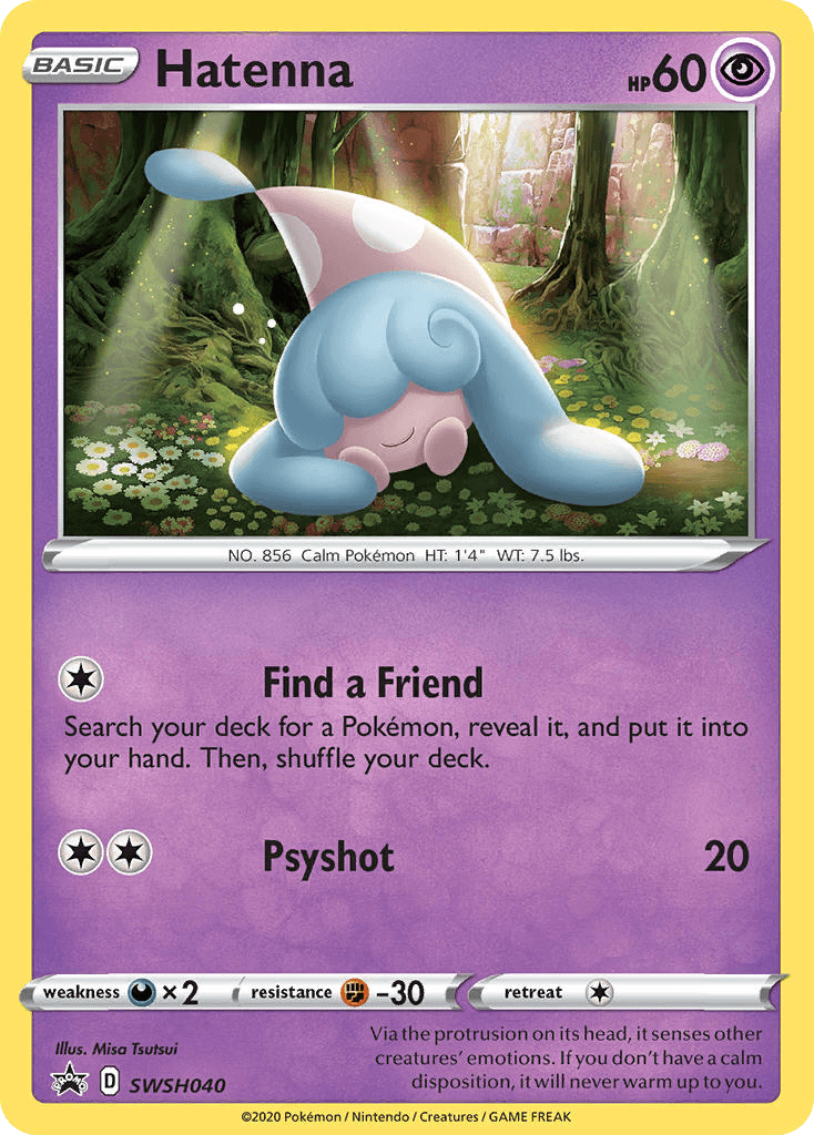 Hatenna — SWSH Black Star Promos Pokemon card