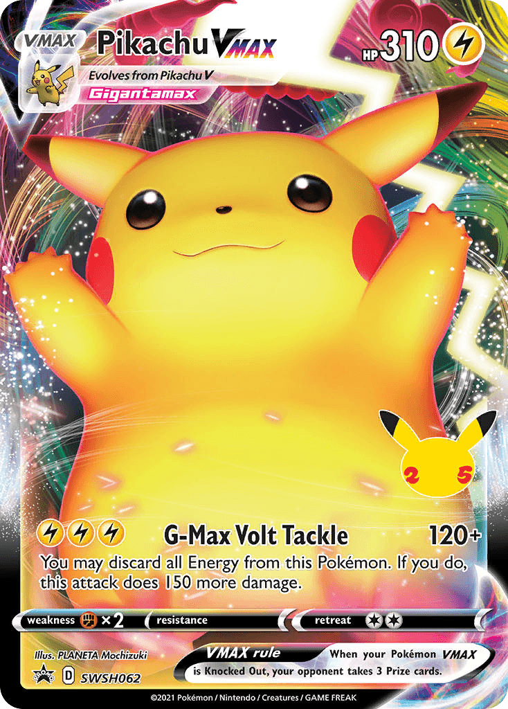Pikachu VMAX — SWSH Black Star Promos Pokemon card