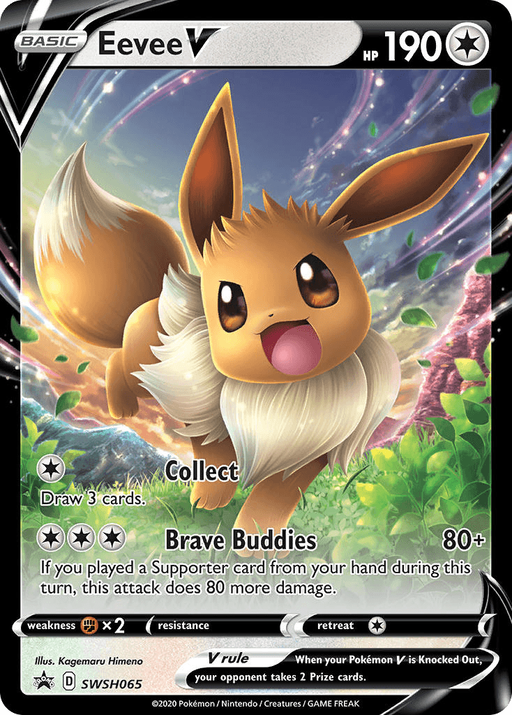 Eevee V — SWSH Black Star Promos Pokemon card