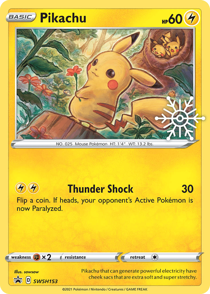 Pikachu — SWSH Black Star Promos Pokemon card