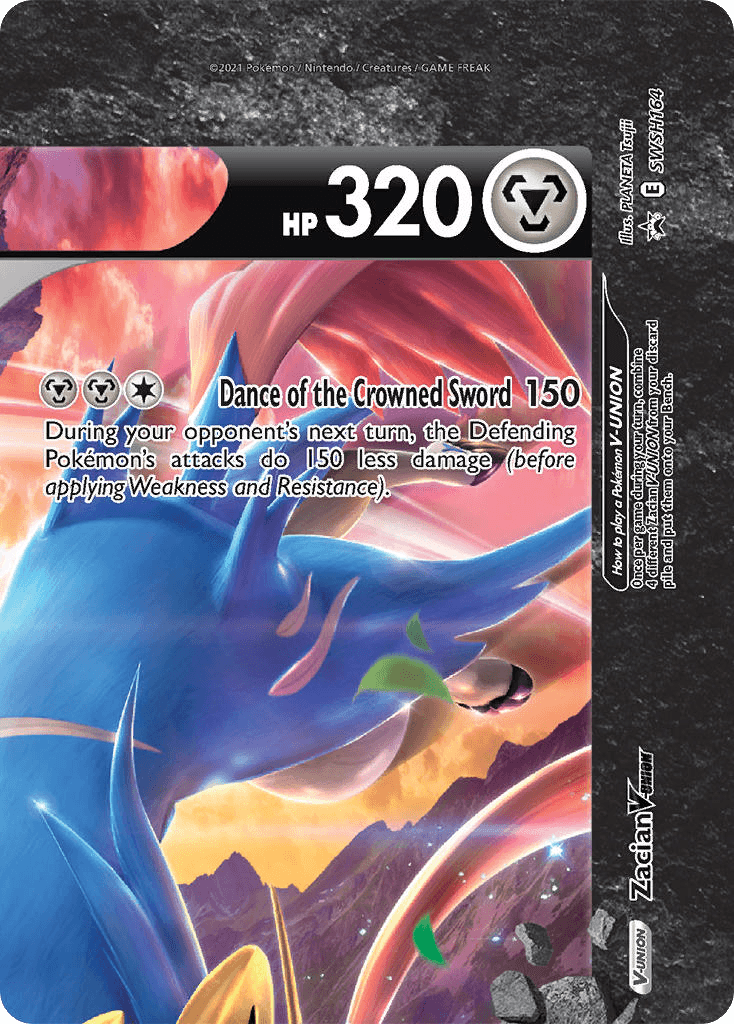 Zacian V-UNION — SWSH Black Star Promos Pokemon card
