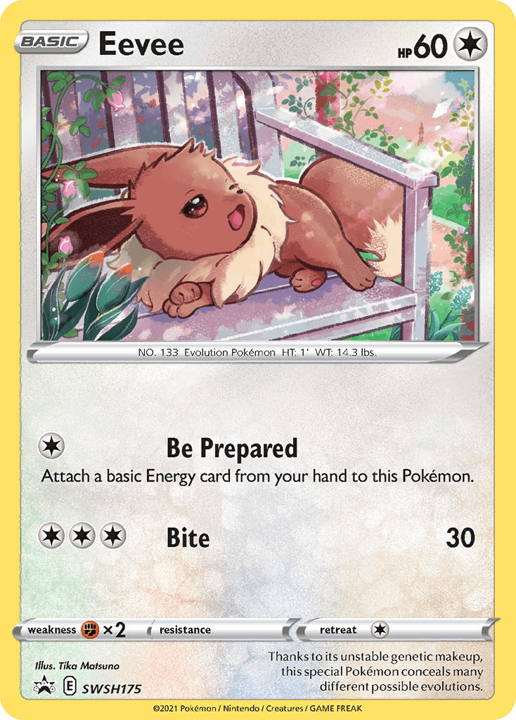 Eevee — SWSH Black Star Promos Pokemon card