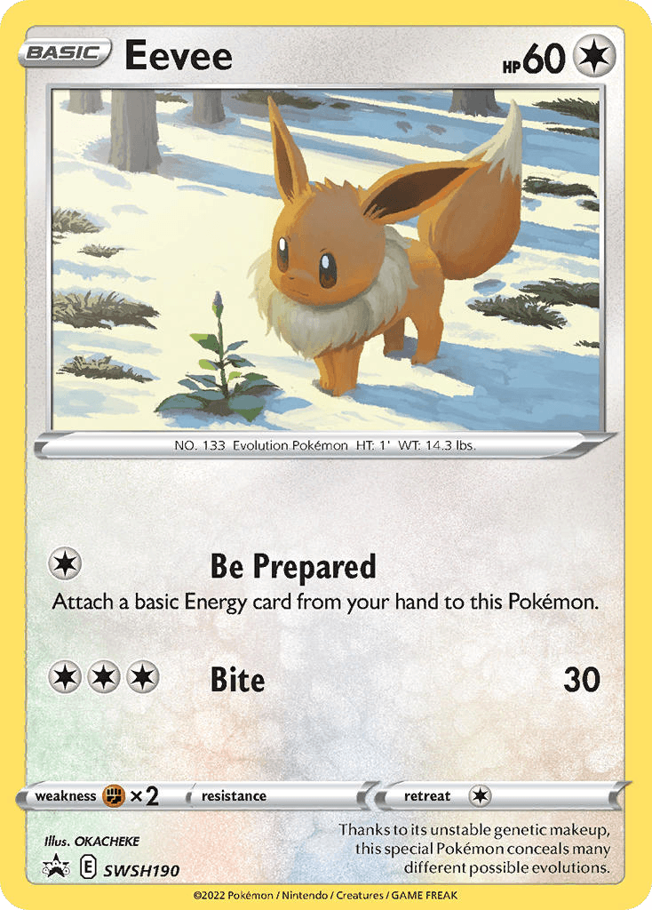 Eevee — SWSH Black Star Promos Pokemon card