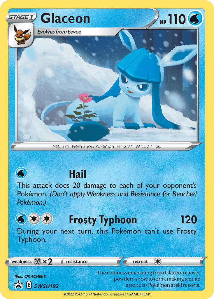 Glaceon — SWSH Black Star Promos Pokemon card