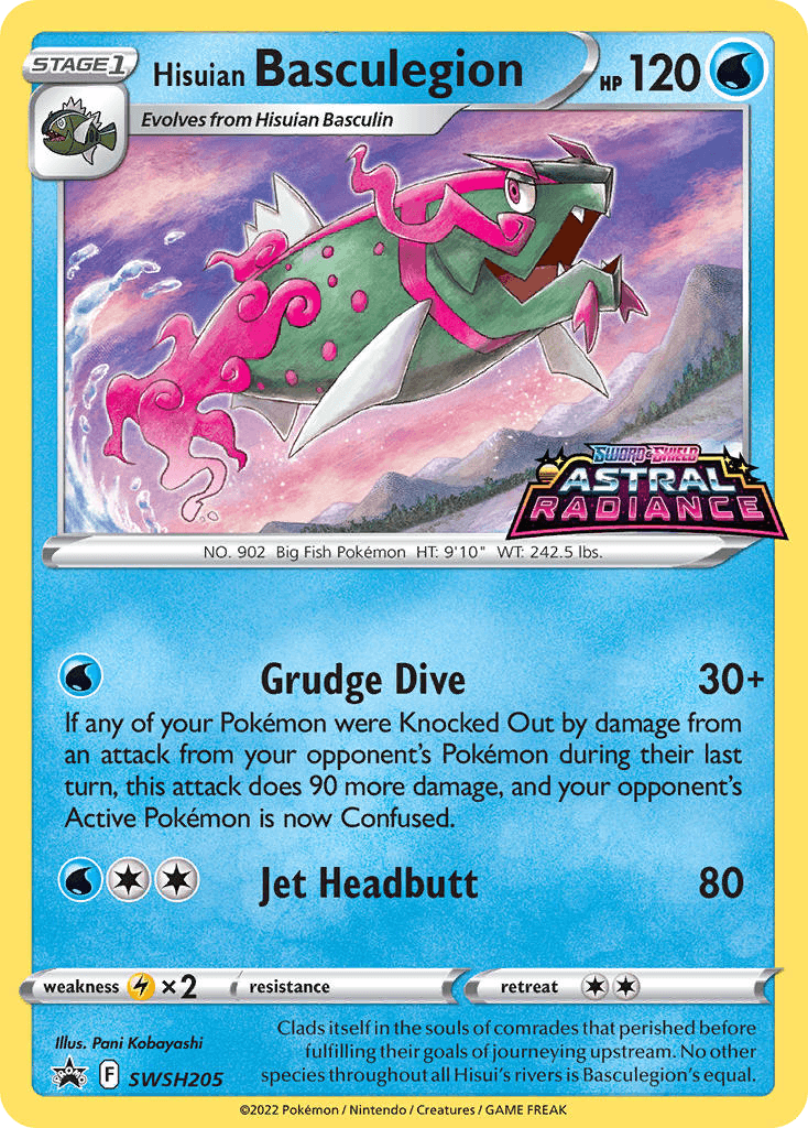 Hisuian Basculegion — SWSH Black Star Promos Pokemon card