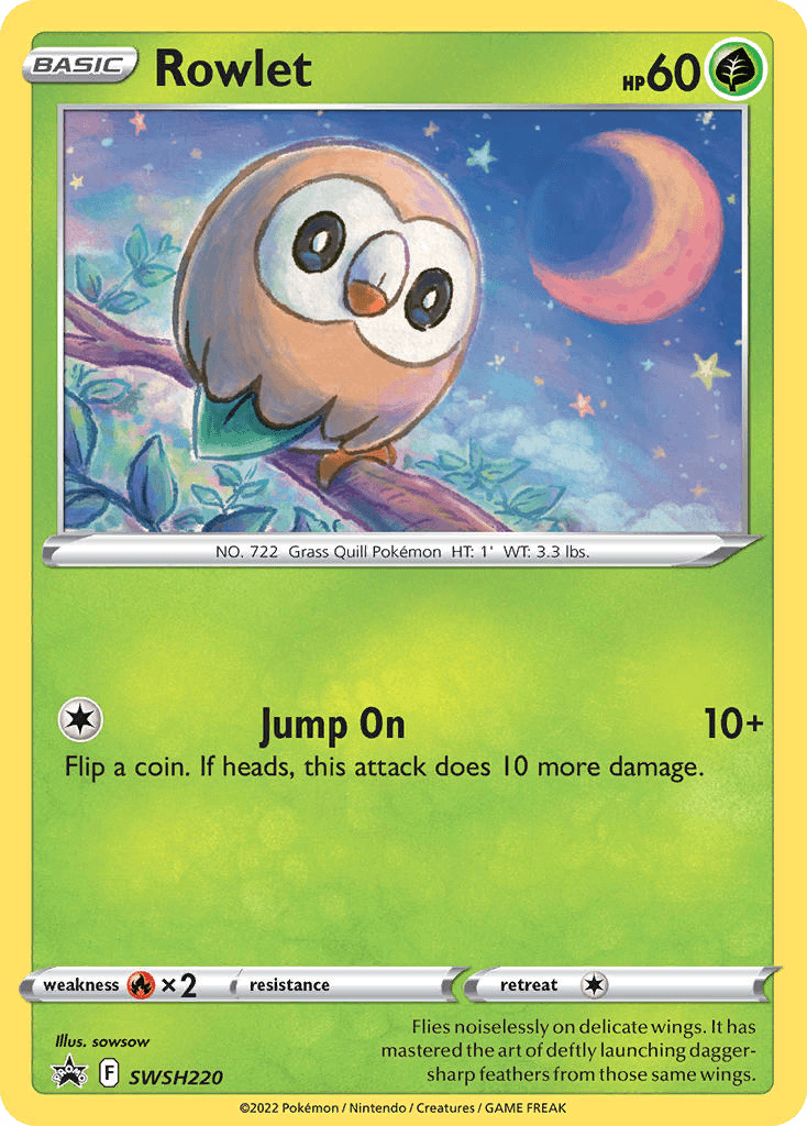 Rowlet — SWSH Black Star Promos Pokemon card