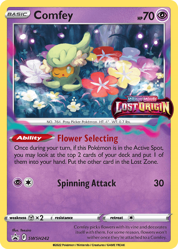 Comfey — SWSH Black Star Promos Pokemon card