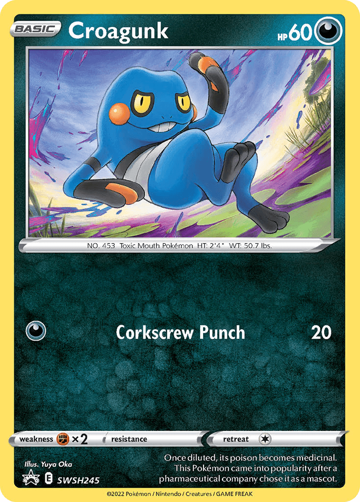 Croagunk — SWSH Black Star Promos Pokemon card