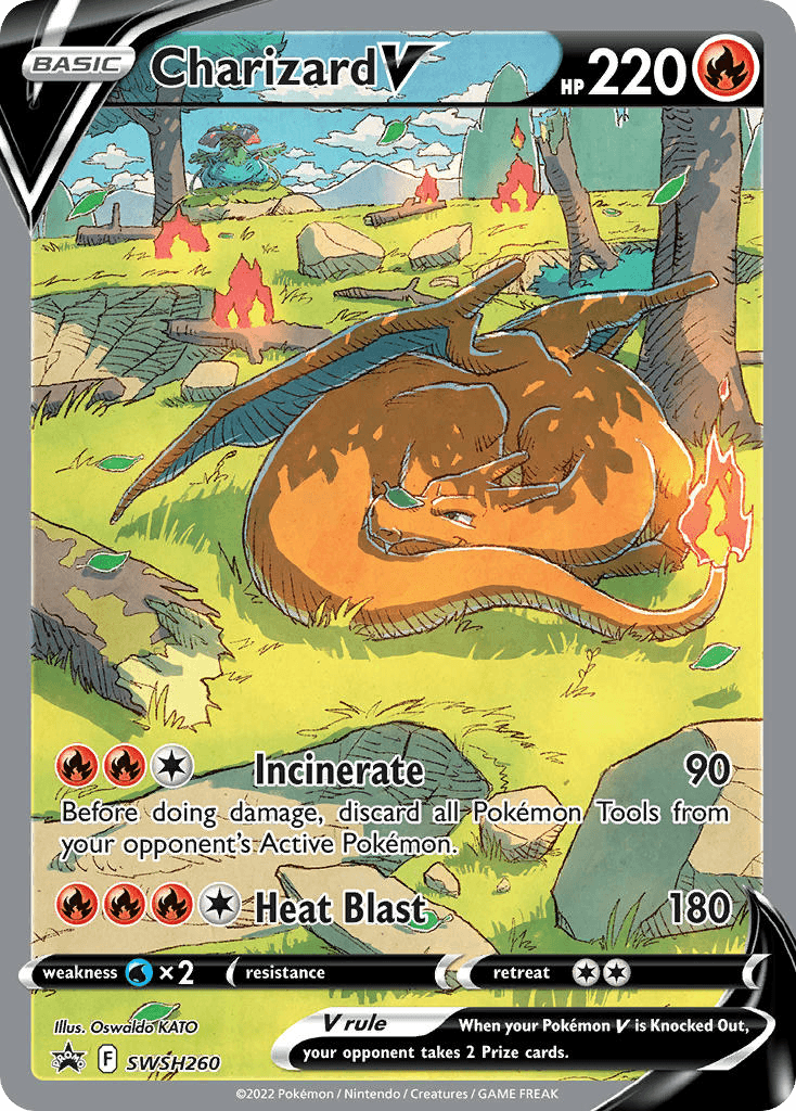 Charizard V — SWSH Black Star Promos Pokemon card