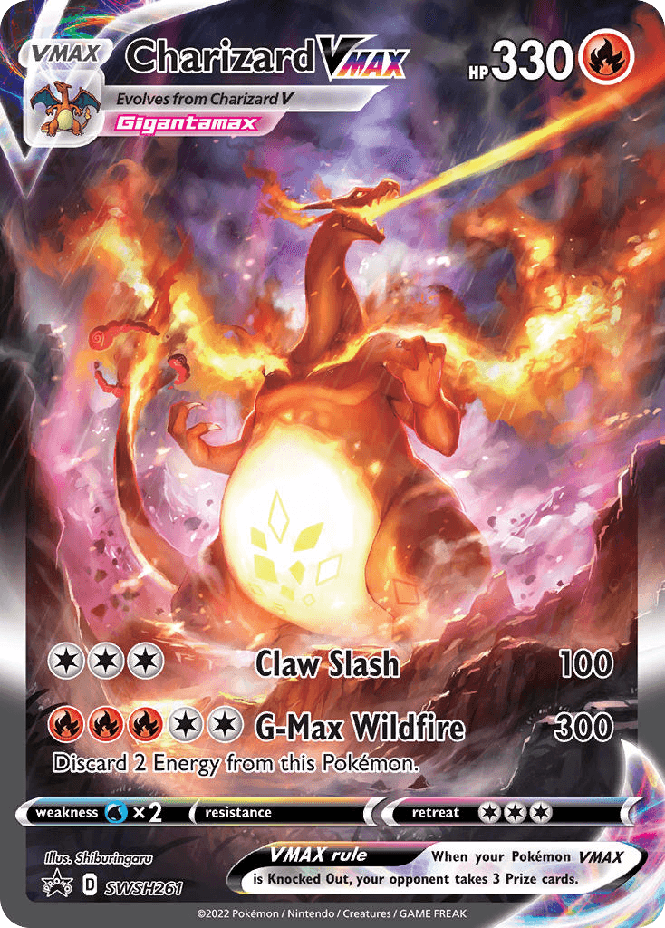 Charizard VMAX — SWSH Black Star Promos Pokemon card