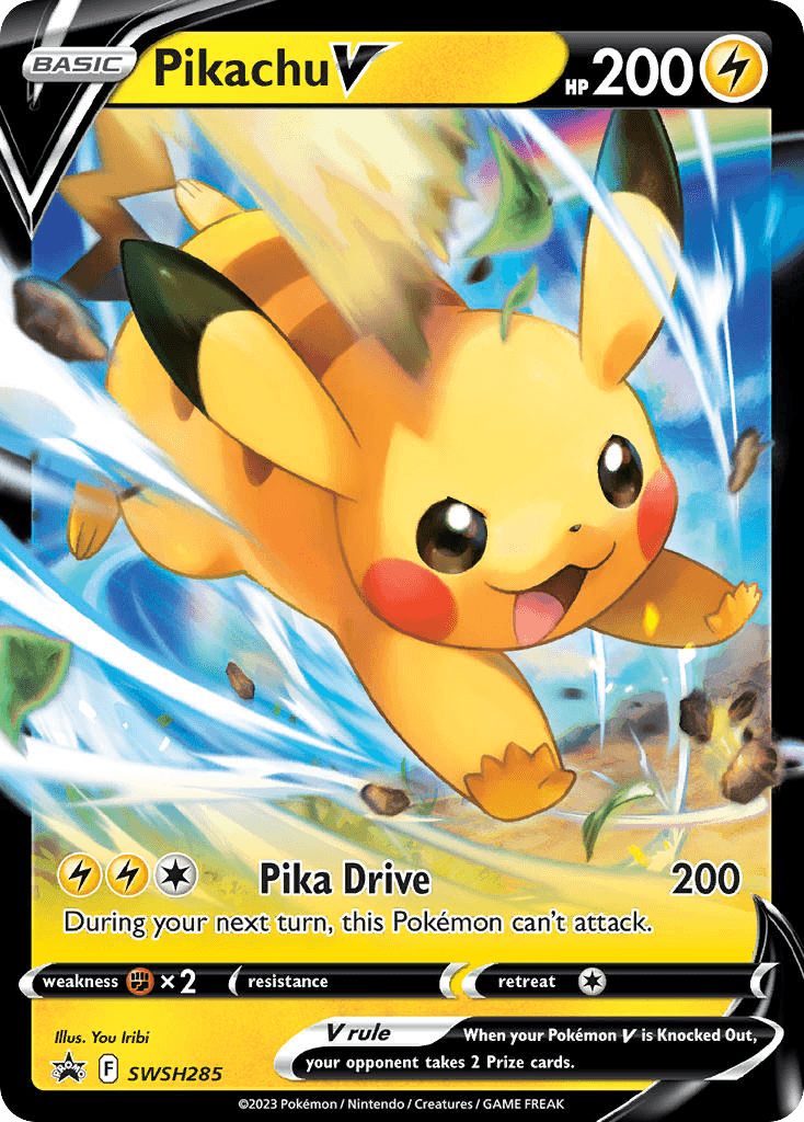 Pikachu V — SWSH Black Star Promos Pokemon card