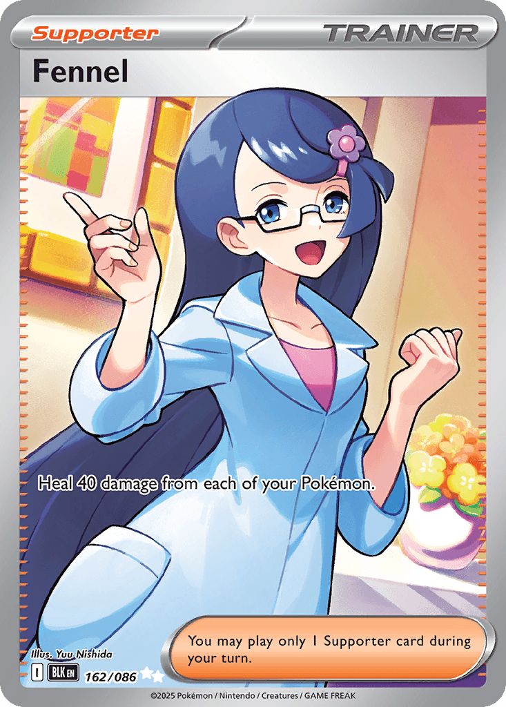 Fennel — Black Bolt Pokemon card