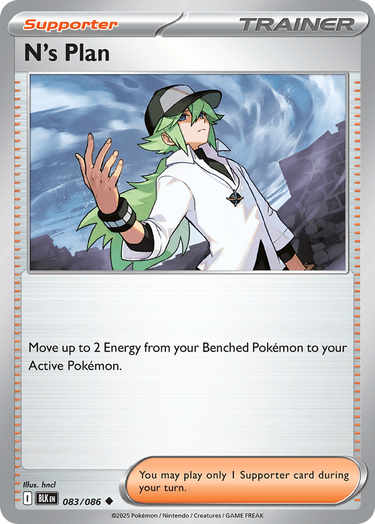 N's Plan — Black Bolt Pokemon card